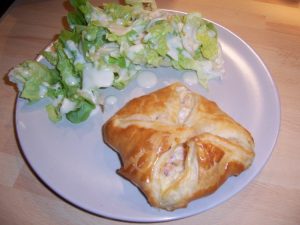 feuilleté aux champignons